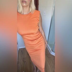 Orange dress by EVEREVE